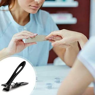 Nail Clippers Set 16mm Wide Large Jaw Opening with Nail File for Thick Nail Stainless Steel Black Fingernail and Toenail Nipper Cutter Podiatry Trimmer Pedicure Manicure Kit - NewNest Australia