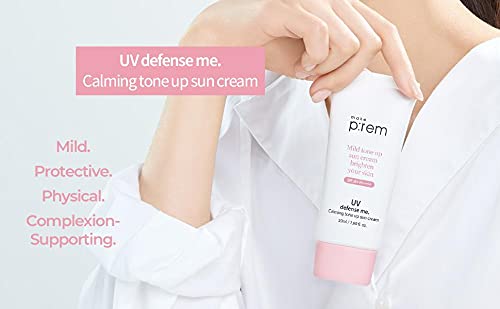 [MAKE P:REM] UV defense me. Calming Tone up Sun Cream SPF 50+ PA++++ 50ml - NewNest Australia