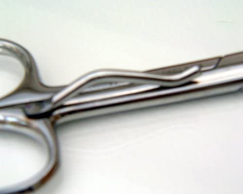 IMKRC Multi-Purpose Pocket Scissors 5" Long with Clip | Safe Portable Travel Scissors for Home, Emergency, and First Aid Supplies | Made with Premium Quality Stainless Steel - NewNest Australia