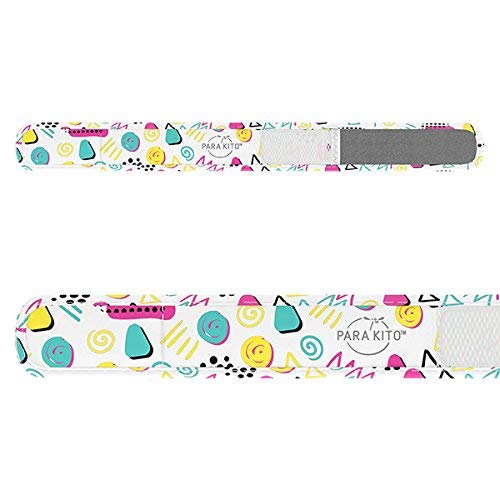 PARA'KITO Mosquito Insect & Bug Repellent Wristband - Waterproof, Outdoor Pest Repeller Bracelet w/ Natural Essential Oils (Candy) Candy - NewNest Australia