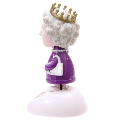 NewNest Australia - Puckator FF30 Solar-Powered Dancing Queen Ornament, 8 cm L x 8 cm W x 10 cm H, Purple 