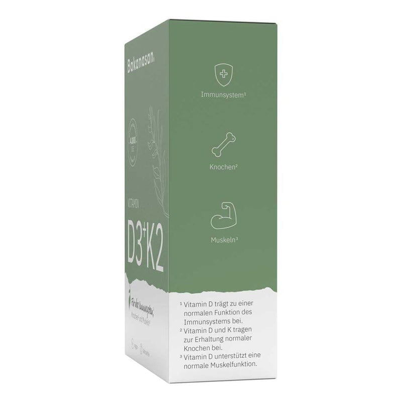 Bakanasan Vitamin D3+k2 capsules 60 pieces - NewNest Australia