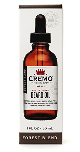 Cremo Beard Oil, Forest Blend - Restores Moisture, Softens And Reduces Beard Itch for All Lengths Of Facial Hair, 1 Ounce - NewNest Australia