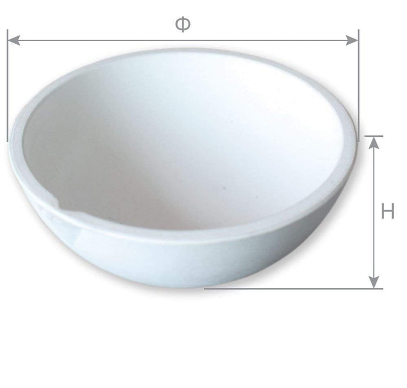 OTOOLWORLD Ceramic Crucible Bowl Dish Cup Furnace Melting Casting Refining Gold Silver (100g) 100g - NewNest Australia