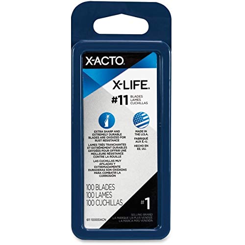 X-Acto® Knife Blades, No. 11 Blade, Pack of 100 X-Life 100 count - NewNest Australia