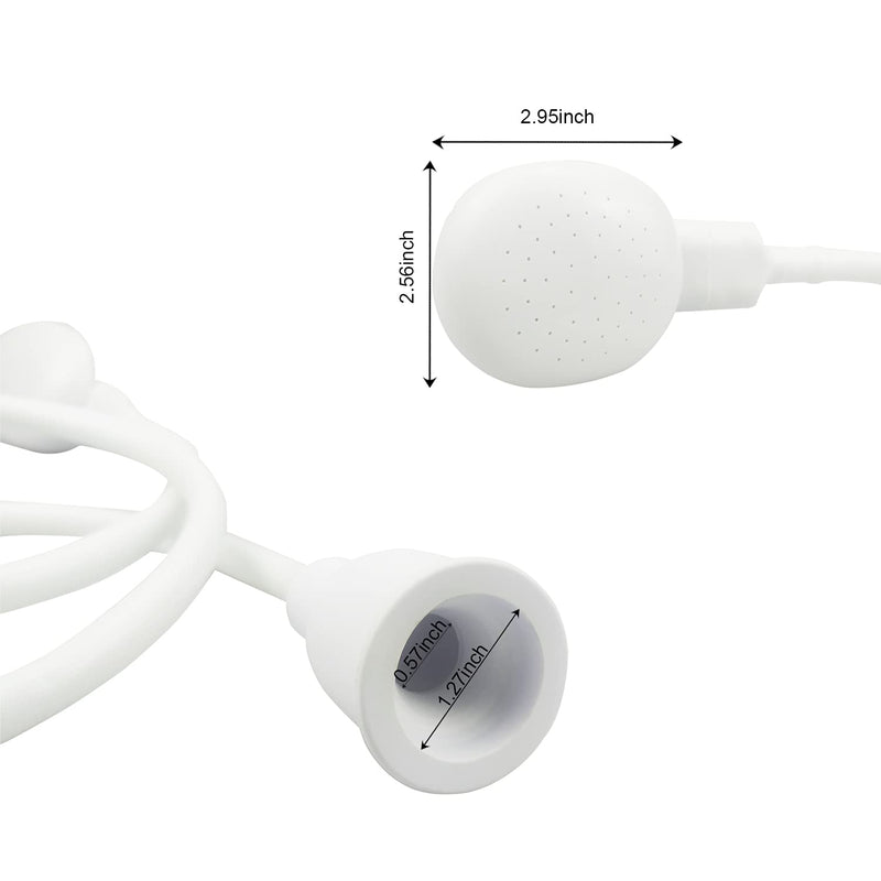 Soerreo Portable Rubber Hose Nozzle, Size, Easy to Use, Hand Shower, Suitable for People or Pets - NewNest Australia