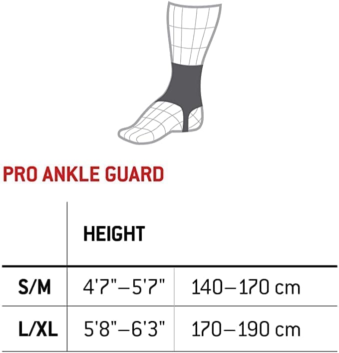 G-Form Pro-X Ankle Guard Adult L/XL Black Logo - NewNest Australia