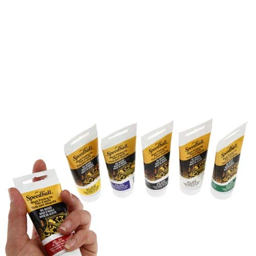 Speedball 3476 Oil-Based Block Printing Ink Starter Set for Professional, Permanent Prints AP Certified – 1.25 FL OZ Tubes - NewNest Australia