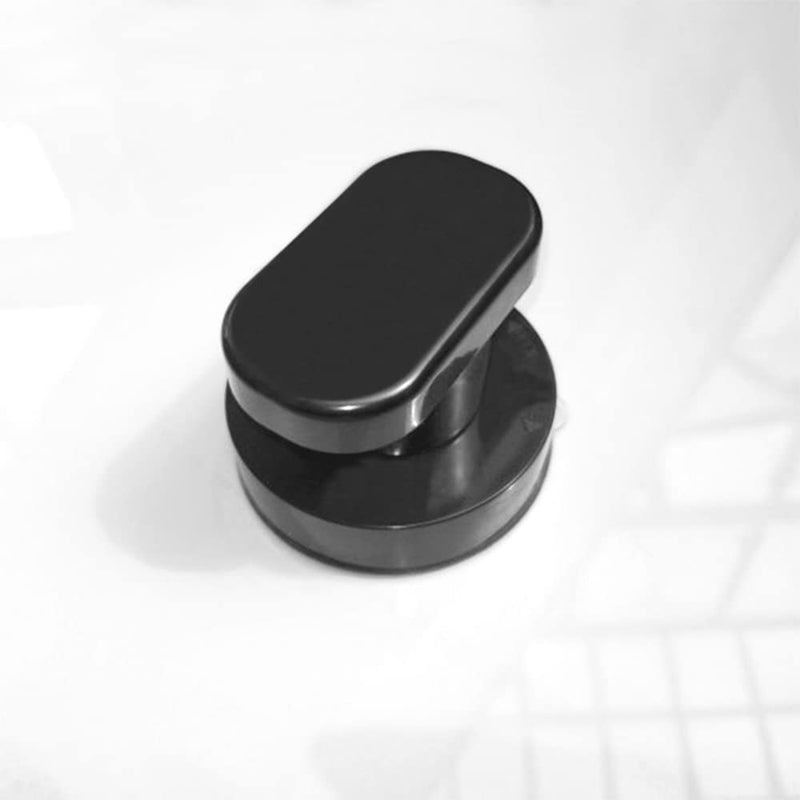 Mini Powerful Suction Cup Glass Mirror Door Handle Bathtub Shower Handle Kitchen Drawer Handle Suction Cup Bathroom Door Refrigerator Nonporous Sucker (Black) Black - NewNest Australia
