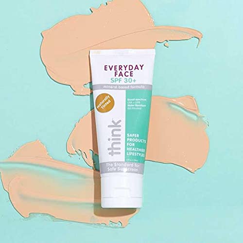 Thinksport Everyday Face Sunscreen, Naturally Tinted, Currant, 2 Ounce - NewNest Australia