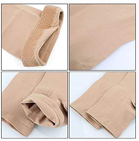 PEDIMEND Compression Thigh Highs Open Toe Stockings (1PAIR – 2PCS) | Anti-Fatigue Slimming Compression Socks | Best Leg Support Hose for Varicose Vein Treatment (BEIGE) - NewNest Australia