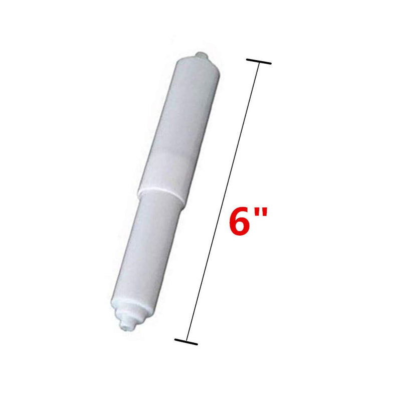 Colorsheng Fit-All Style White Toilet Paper Roller Replacement/Plastic-Spring Loaded (Pack of 4) - NewNest Australia