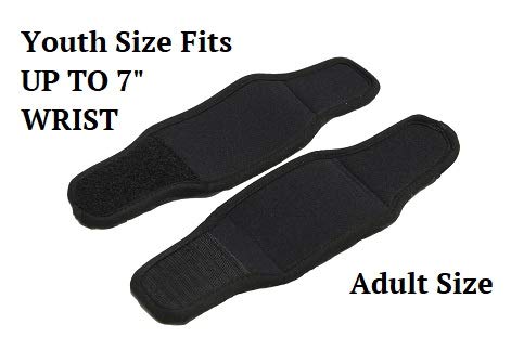 2x Adjustable Neoprene Wrist Support WristBands SIZE Men Women Youth Kid Small Petite 360° COMFORT FIT (Youth Teal) Youth Teal - NewNest Australia
