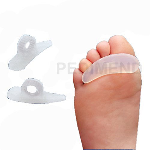 PEDIMEND™ Single Loop Silicone Gel Toe Separators for Claw Toes - Hammer Toe Straightener - Toe Separator for Overlapping Toes - Reduces Toe & Foot Discomfort - Unisex - Foot Care (Two Pairs) Two Pairs - NewNest Australia