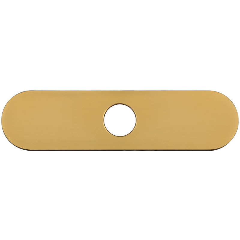 AguaStella ASD52BG Brushed Gold Deck Plate 10 Inch Stainless Steel Escutcheon Plate - NewNest Australia