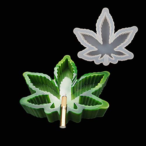 1 Pcs Leaf Maple Resin Mold, Weed Ashtray Silicone Molds, Leaf Tray Mold Ideal for Jewelry Storage Box Handmade Crafts Home Decoration (M590) - NewNest Australia