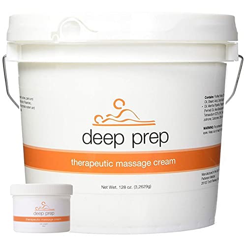 Rolyan-42025 Deep Prep Therapeutic Massage Cream, 8 oz 8oz - NewNest Australia