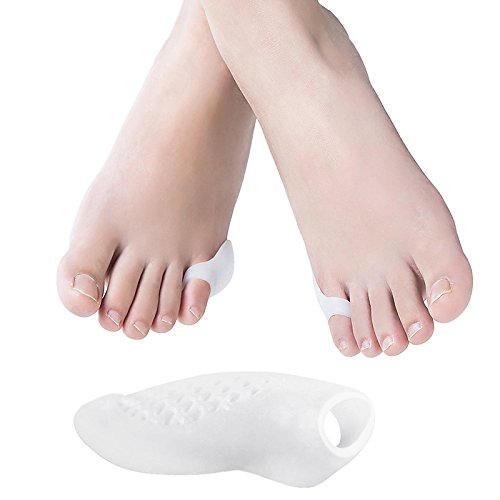 PEDIMEND Silicone Gel Little Toe Sleeves - Bunionette Pads (2PAIR - 4PCS) - Tailors Bunion Pain Relief - Helps to Relieve Pressure on Tailor's Bunion - Bunions Treatment - Unisex - Foot Care - NewNest Australia