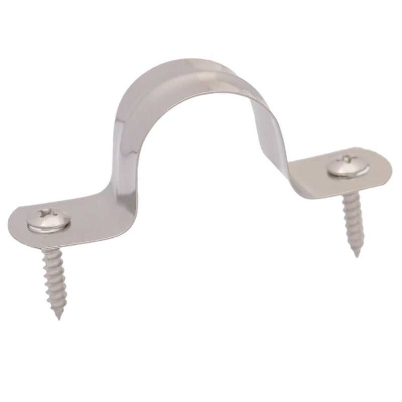 Amanaote Stainless Steel 1 Inches Diameter Tube Strap Tension Clip Pipe Clamp(Pack Of 15 Sets) - NewNest Australia