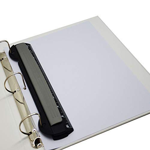 WorkLion 3 Ring Hole Punch for Binder, Portable Puncher, Office Assistant, Black 1 - NewNest Australia