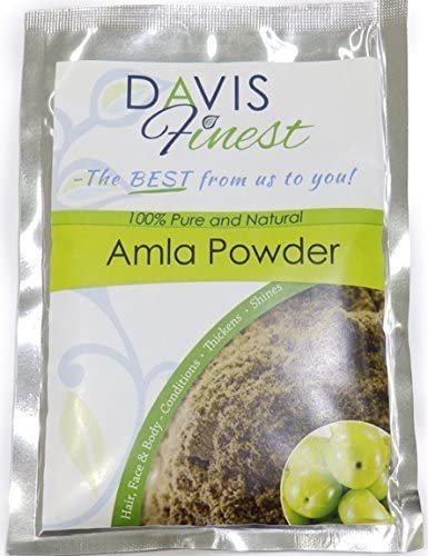 Davis Finest Amla Powder, Hair Growth, Strengthening, Thickening, Volumising, Anti Frizz, Shine Brightening, Deep Conditioning Hair Mask – Natural Beauty Face Treatment Mask 100g 100 g (Pack of 1) - NewNest Australia