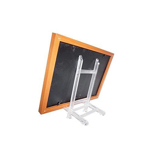 NewNest Australia - LIONWEI LIONWELI Large Plate Stand Holder Picture Frame Stand Easel Display Stand Clear 