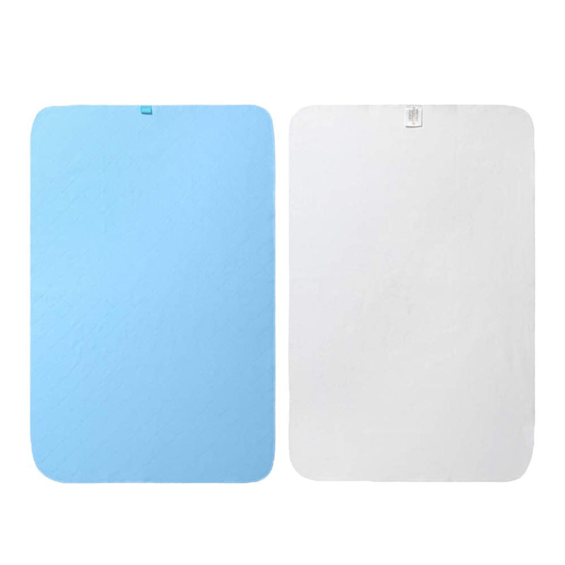 Beedsooth Washable Premium Incontinence Bed Pad for Adults or Children with Bed wetting Super Absorbent Bed Protection Draw Sheets Blue - 70×90cm - NewNest Australia