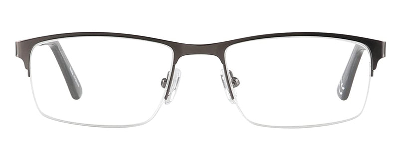EYECEDAR Amcedar 5 pieces reading glasses men square frame metal gray stainless steel material spring hinges included reading glasses 2.00 +2.00 - NewNest Australia