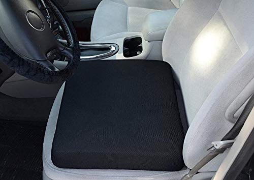 life hall Portable Seat Cushion Orthopedic Memory Foam Coccyx Lower Seat Cushion for Office Car Seats Back Pain Relief Cushion Great Office Chair Cushion (Black) Black - NewNest Australia