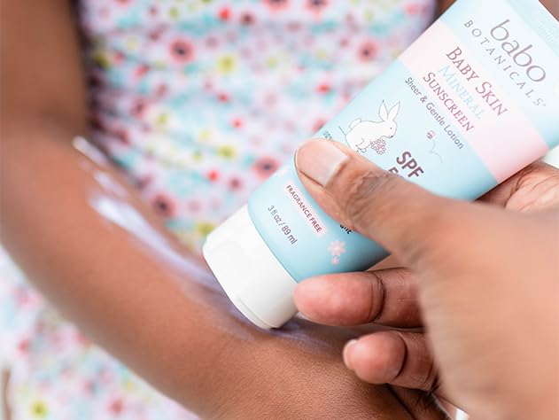 Babo Botanicals, Baby Skin, mineral sun protection lotion, SPF 50, 89 ml - NewNest Australia