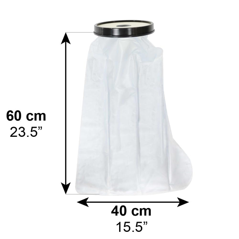 Pepe - Short Waterproof Leg Protector For Plaster Dressings (95 Cm), Cast Protection Waterproof Leg Adults, Water Protection For Plaster Dressings, Cast Protection Waterproof Foot - NewNest Australia