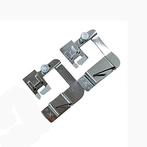ANYQOO 3 Sizes Rolled Hem Pressure Foot Sewing Machine Presser Foot Hemmer Foot Set (1/2 Inch, 3/4 Inch, 1 Inch) for Singer, Brother, Janome and Other Low Shank Adapter (Rolled Hem Presser Feet) - NewNest Australia