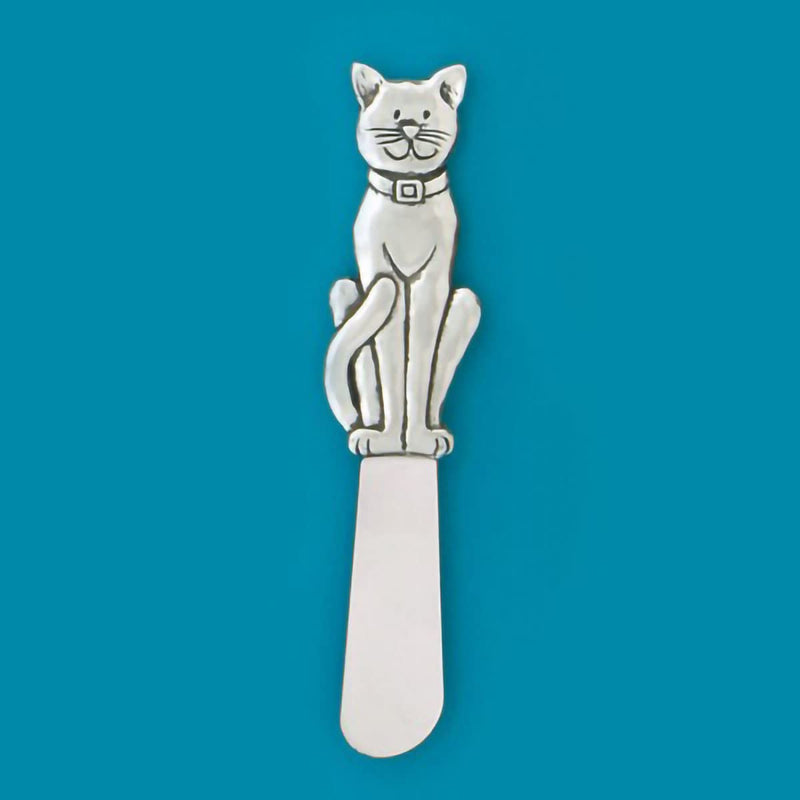 Basic Spirit Butter Spreader Knife - Cat - Soft Cheese Paté Kitchen Gadgets, Home Decorative Gift for Pet Animal Lover - NewNest Australia