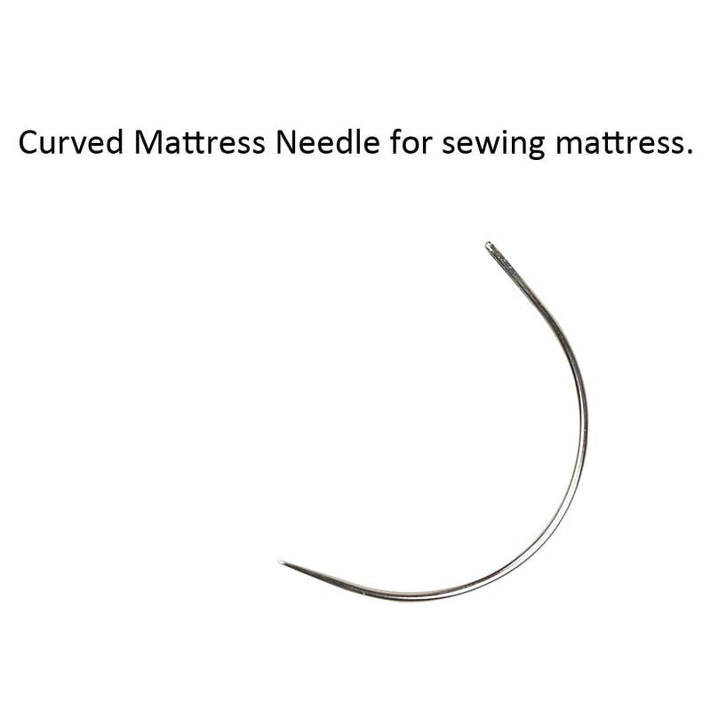 Eketirry Hand Sewing Needle Kit, Heavy Duty Household Hand Needles for for Upholstery, Carpet, Leather, Canvas Repair (5 Pieces) 5 - NewNest Australia
