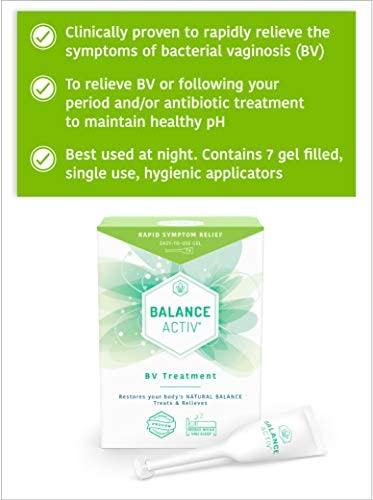 Balance Activ Gel | Bacterial Vaginosis Treatment for Women | Works Naturally to Rapidly Relieve Symptoms of Unpleasant Odour, Discomfort & Discharge Associated with BV | 1 Pack of 14 - NewNest Australia