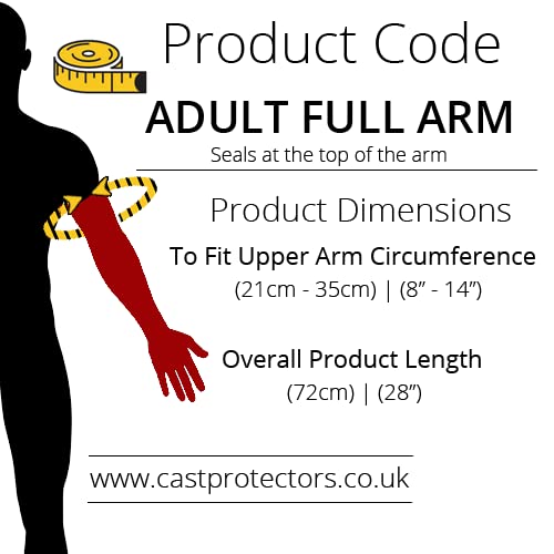 Lifeswonderful - Protective Cover for Casts and Bandages - Shower Suitable - Adult Size - Arm - Full Length - NewNest Australia