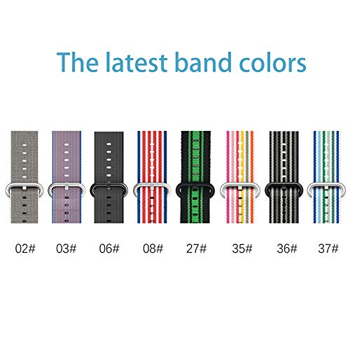 C2D JOY Woven Nylon Strap Compatible with Garmin Forerunner 920XT Bands Replacement Accessory Large (6.7"-9.0") Black - NewNest Australia