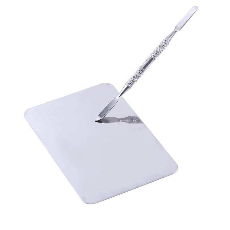 Mixing Palette, Stainless Steel Mixing Tool with Spatula for Nail Pigment(83g) - NewNest Australia