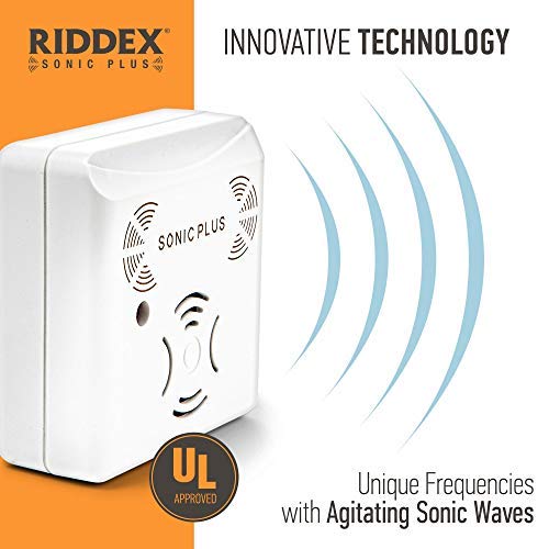 RIDDEX SonicPlus Pest Repeller for Rodents and Insects, 6-Pack Indoor Repellent with Side Outlet, Get Rid of Roaches & Rodents Chemical Free - NewNest Australia