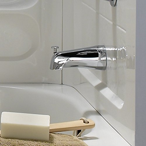 American Standard 8888026.002 Bath Slip-On Diverter Tub Spout, 4 in, Polished Chrome - NewNest Australia