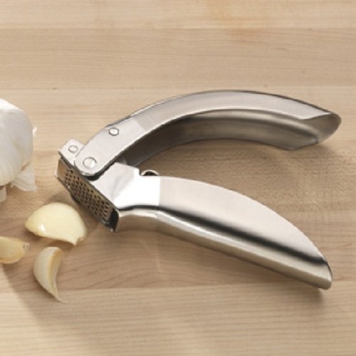 NewNest Australia - Kuhn Rikon Epicurean Garlic Press Easy Clean, Stainless Steel 