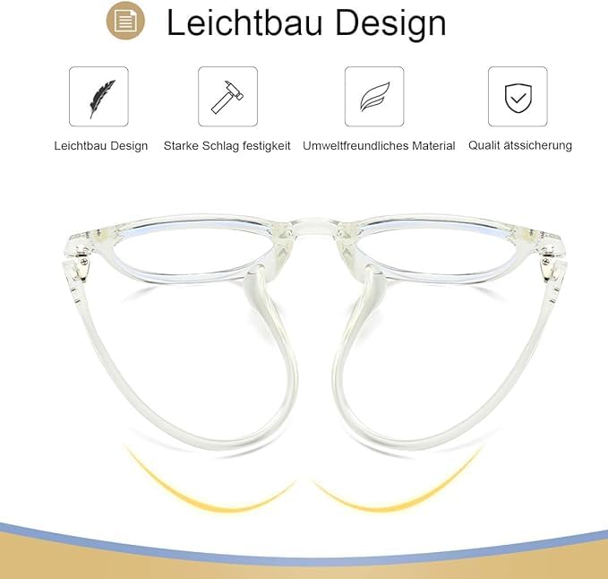 Dollger blue light filter glasses, computer glasses without prescription, anti-blue light, classic round frame gaming glasses for women and men, black transparent and white leopard - NewNest Australia