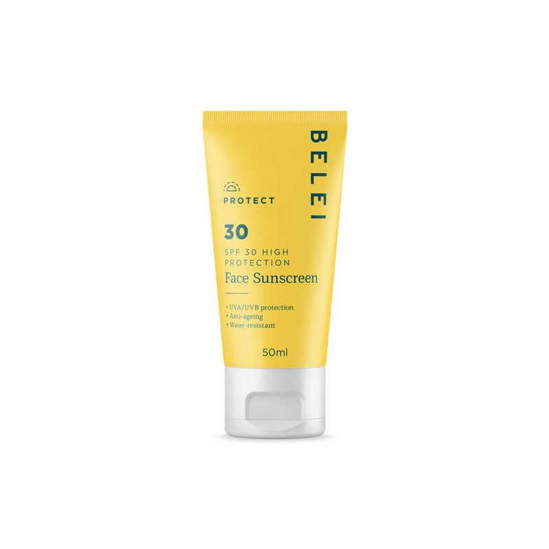 Amazon Brand - Belei - Face Sunscreen, SPF 30, UVA/UVB protection, Anti-ageing, 50ml - NewNest Australia