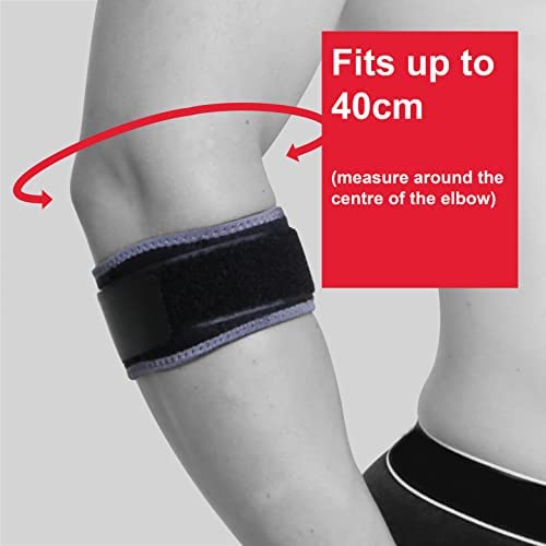 KEDLEY Tennis Elbow/Golfer’s Elbow Support Strap | Medical Grade Compression Brace | Precise Clasp for Tennis or Golfer Elbow | Fully Adjustable, Lightweight, Pain Relief and Protects Forearm Single - NewNest Australia