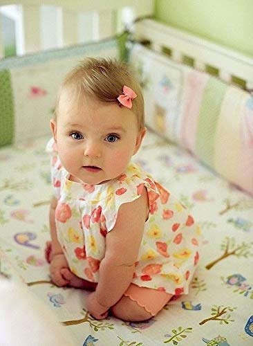 50 Pieces 25 Colors in Pairs Baby Girls Fully Lined Hair Pins Tiny 2" Hair Bows Alligator Clips for Girls Infants Toddlers Colorful Pure - NewNest Australia