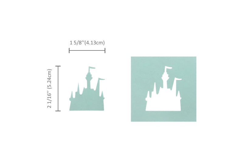 Bira 2.5 inch Castle Lever Action Craft Punch for Paper Crafting Scrapbooking Cards Arts - NewNest Australia