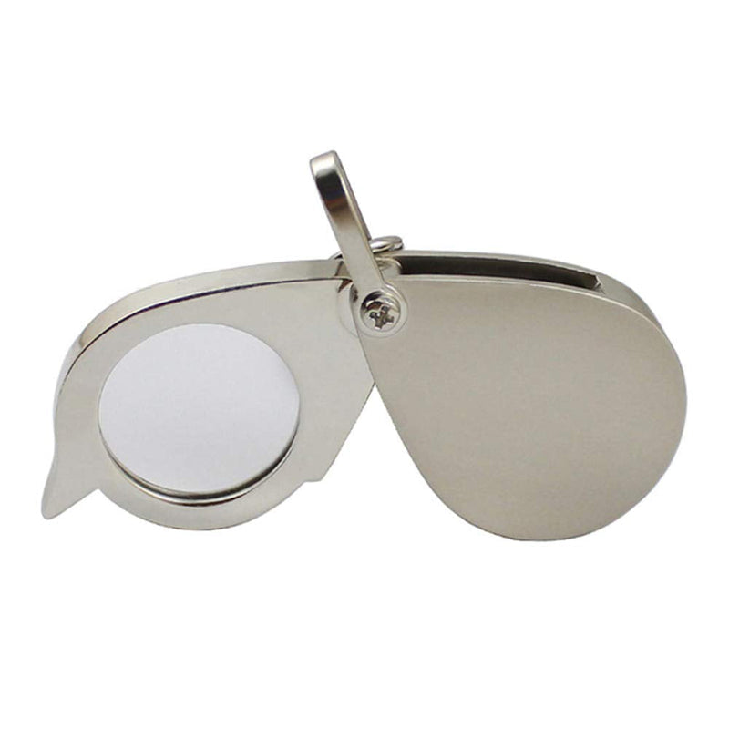 15X Mini Keychain Pocket Magnifier Portable Foldable Magnifying Glass for Reading Maps Labels Crafts Coins - NewNest Australia