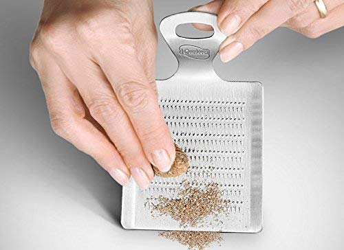 NewNest Australia - I GENIETTI Garlic and Spices Grater, Silver 