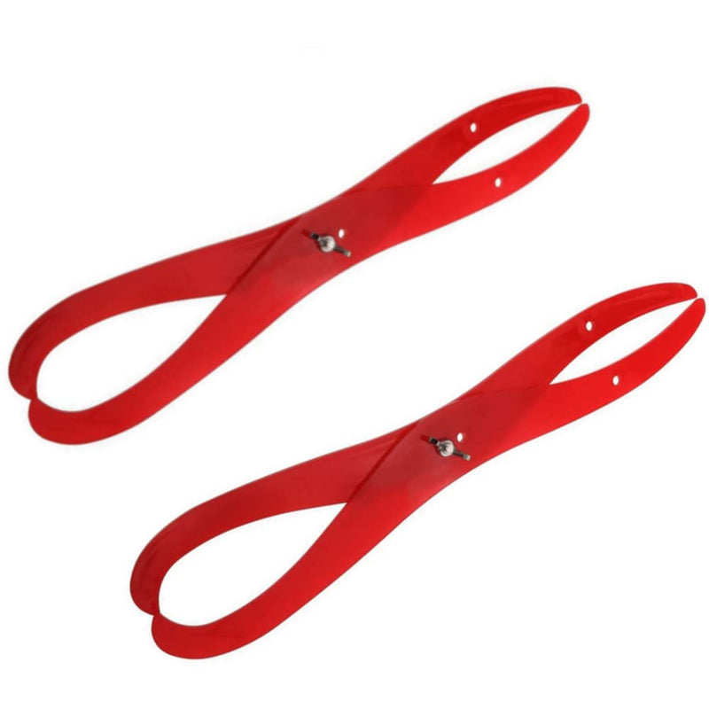 Bent Leg Caliper 6Inch Red Plastic Ceramic Measuring Clay Sculpture Shaping Pottery Tools,2Pcs - NewNest Australia