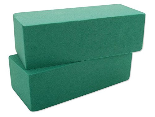 Floral Foam Blocks | Florist Flower Styrofoam Green Bricks Applied Dry or Wet | Set of 2 - NewNest Australia